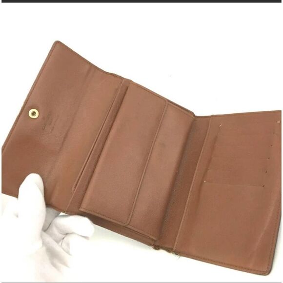 Authentic Louis Vuitton Monogram Porte Trifold Wallet /1G3859. SP1907 - Picture 5 of 8